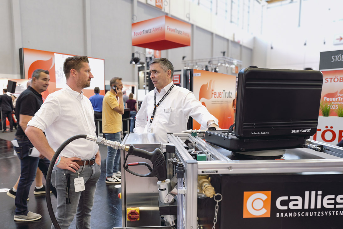 Stand von Callies auf der FeuerTrutz 2025